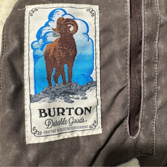 Burton Dryride Men's Gray hooded snowboarding Jacket size smalll - Picture 7 of 15